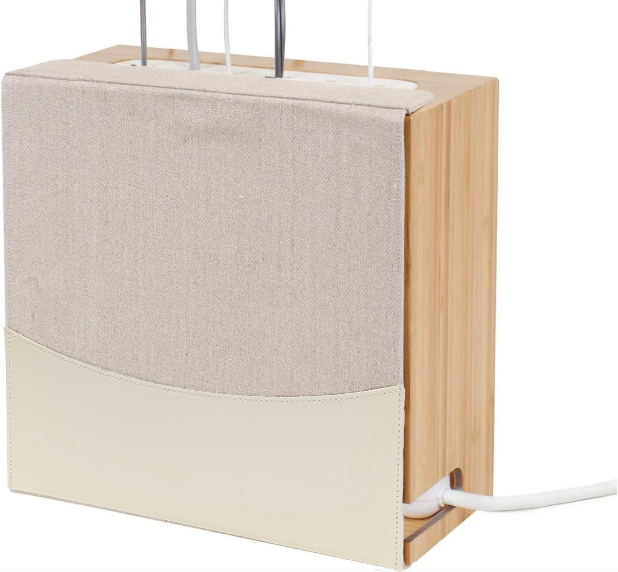 Cord Corral Organizer (with FREE 8 A/C + 3-Port USB Power Strip - 29.99 Value)