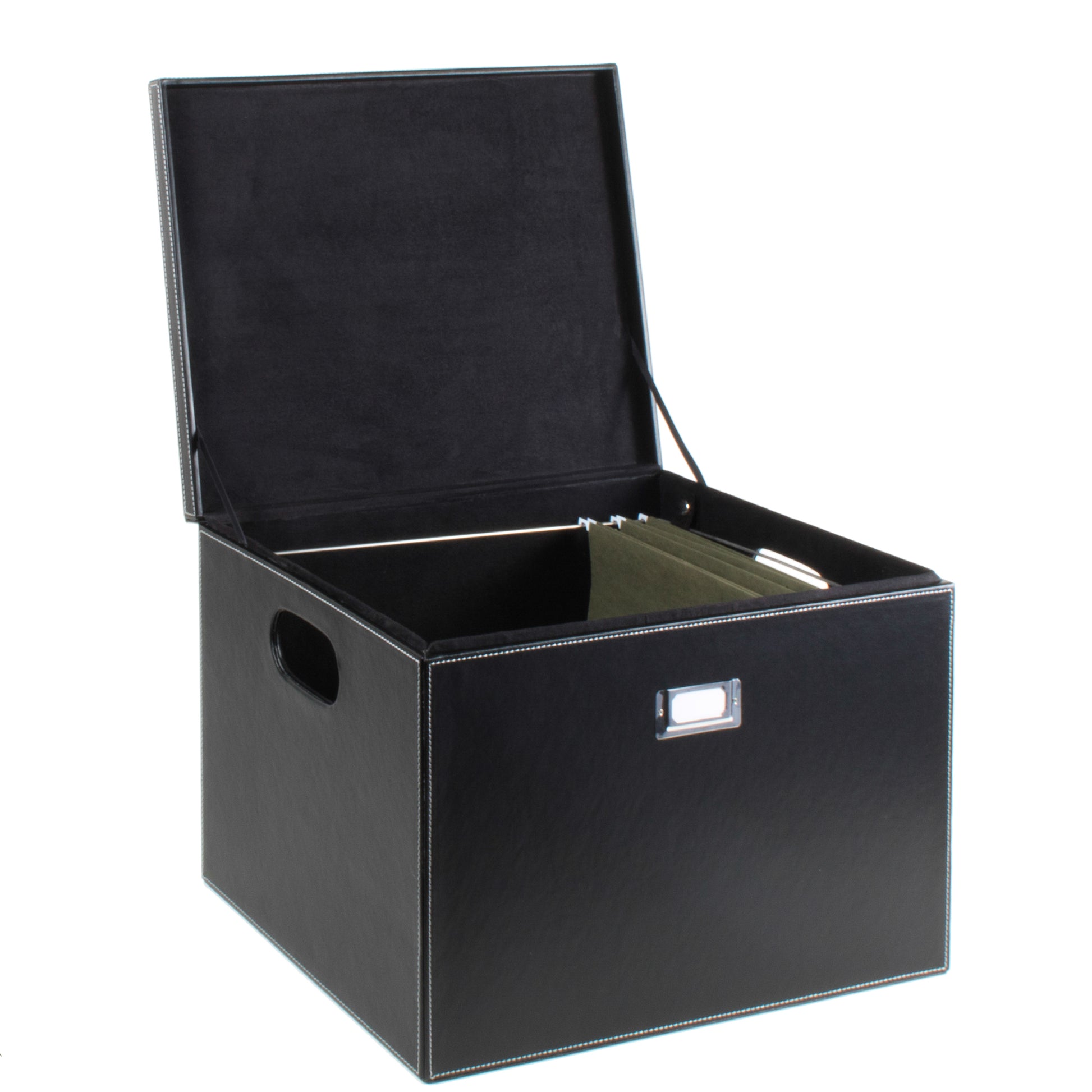 Hanging File Box - Black - Great Useful Stuff