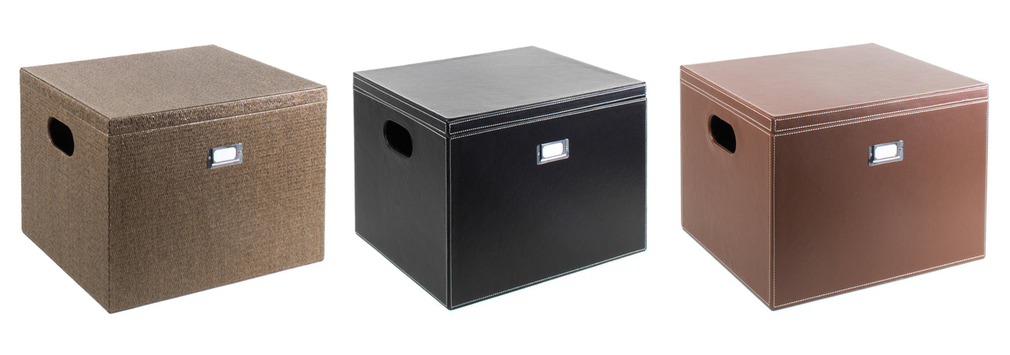 Hanging File Box - Black - Great Useful Stuff