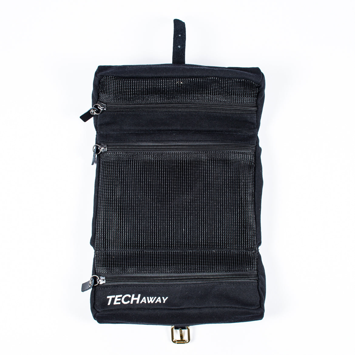 TechAway Travel Roll - Waxed Canvas - Great Useful Stuff - Midnight Black