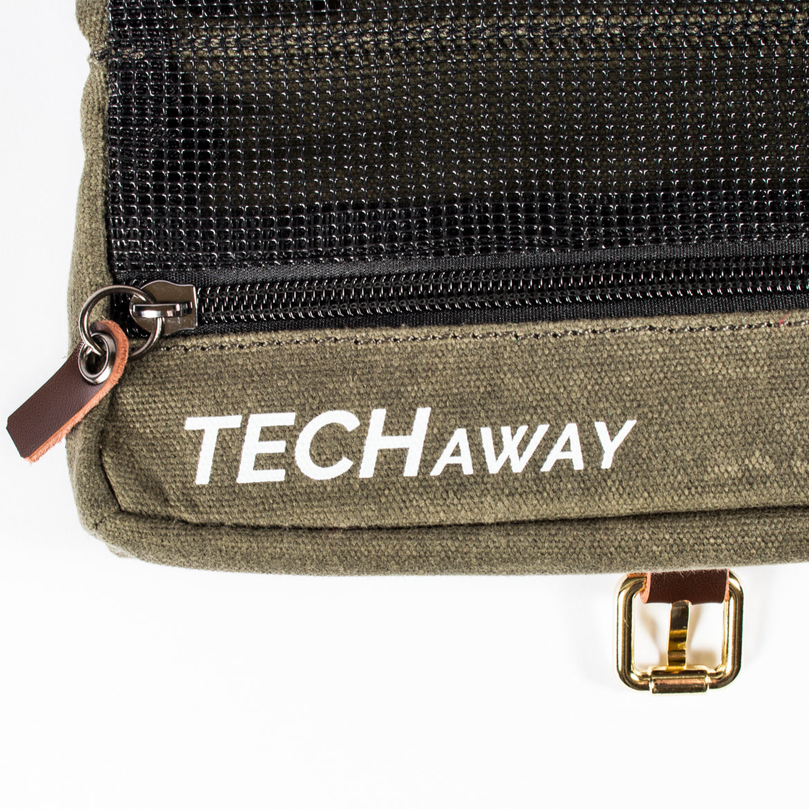 TechAway Travel Roll - Waxed Canvas - Great Useful Stuff