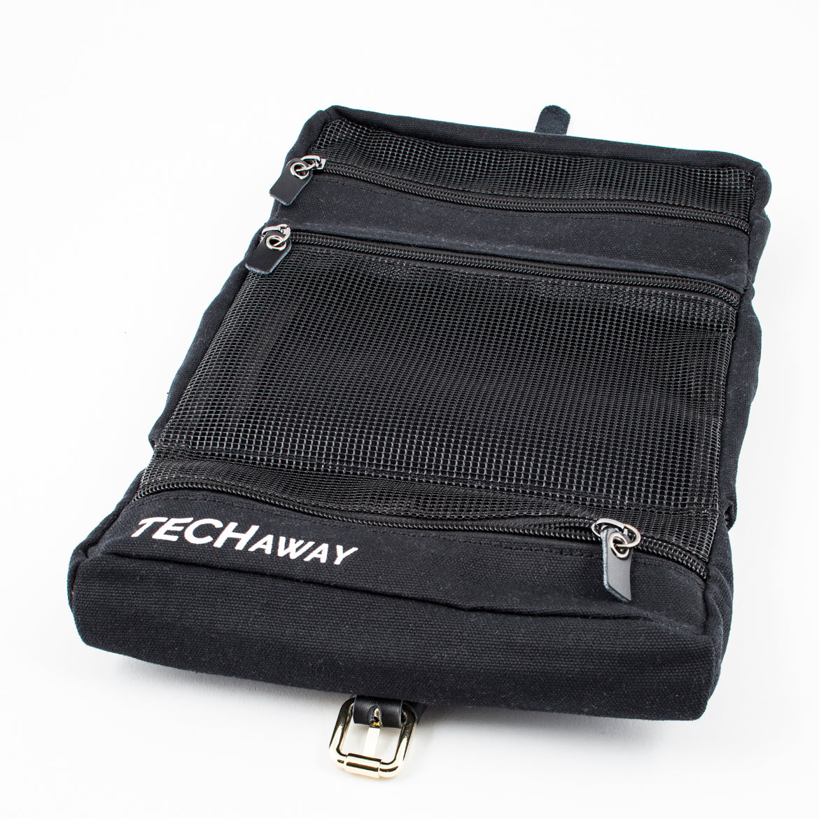 TechAway Travel Roll - Waxed Canvas - Great Useful Stuff - Midnight Black