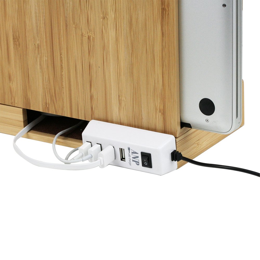 Essential 4-Port USB Power Strip with Extra Long Cord - Great Useful Stuff