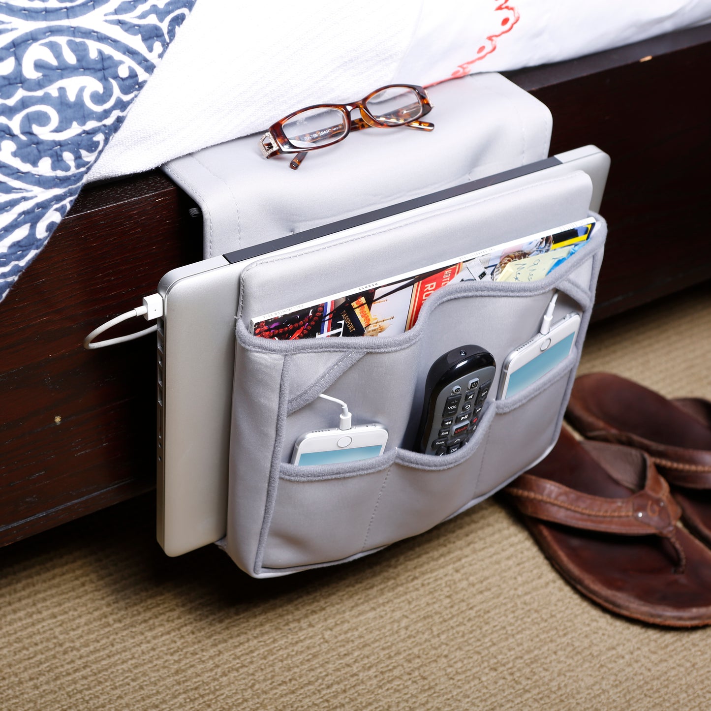 Bedside Laptop Organizer - Great Useful Stuff