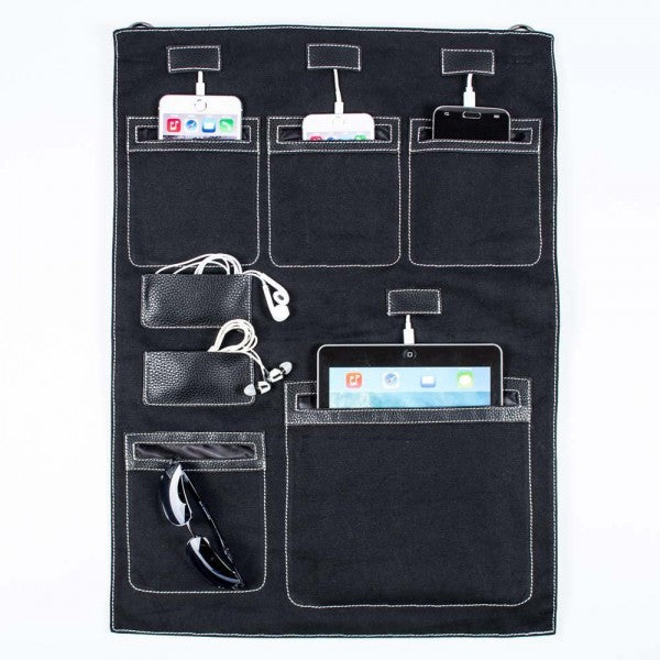 "Wally" Hanging Wall Organizer and Charging Station - Great Useful Stuff