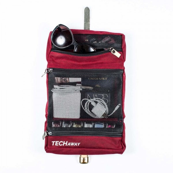 TechAway Travel Roll - Waxed Canvas - Great Useful Stuff