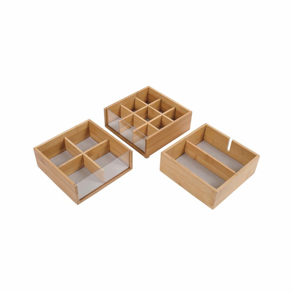 Stackable 3-Tiered Bamboo Valet - Great Useful Stuff