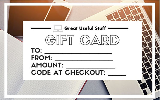 Great Useful Stuff Gift Cards