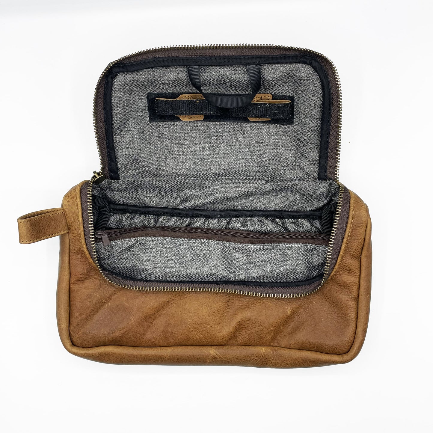 NEW Brown Leather Travel Media Pouch - Great Useful Stuff