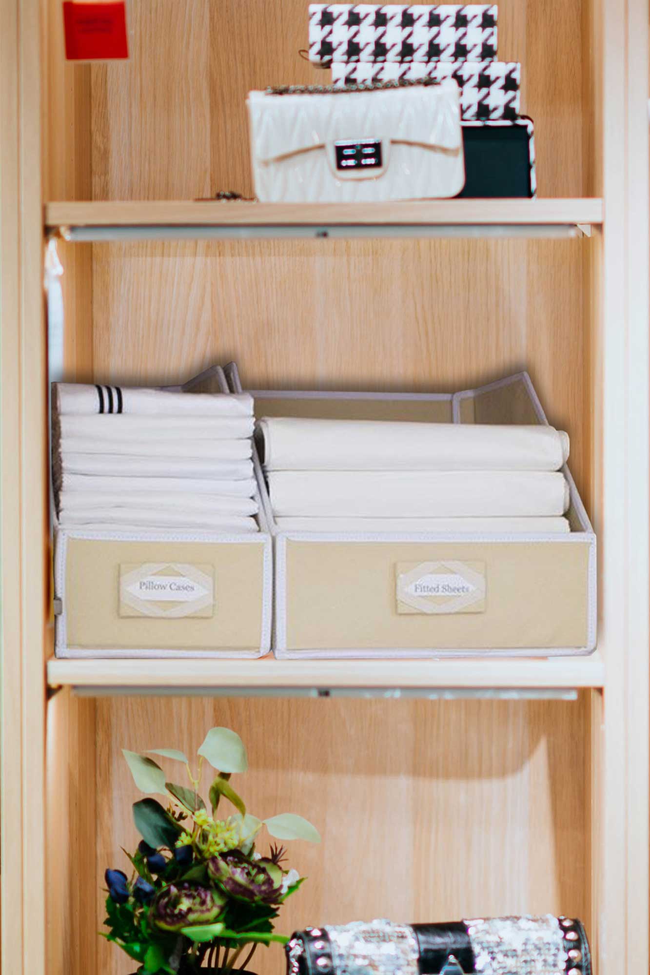  Closet Organization And Storage Baskets (Set of 9