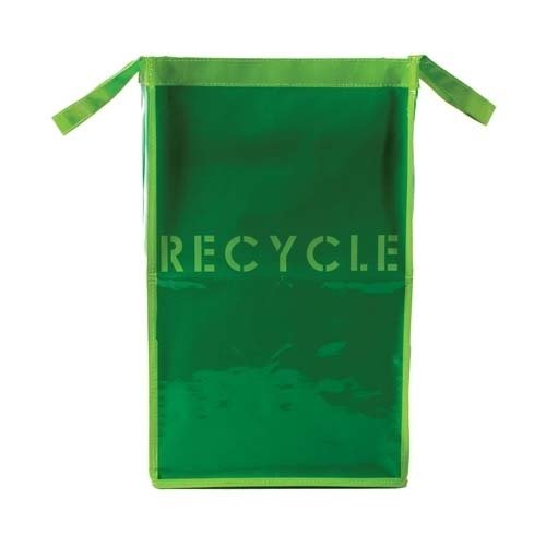 I like this idea. washable liner for your recycling bin