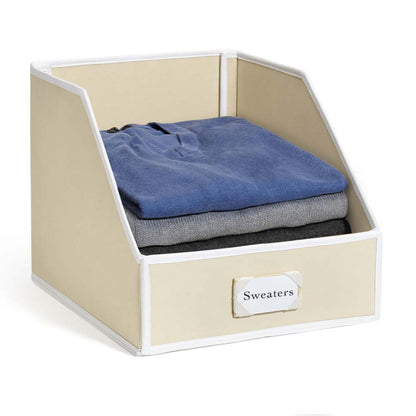 Brushed Cotton Linen Closet Storage Collection - Buy 2 and get the 3rd free - Great Useful Stuff