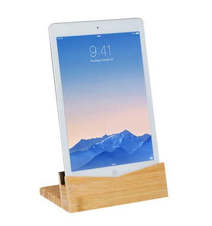 Bamboo Tablet Dock (iPad Stand & Holder) - Great Useful Stuff